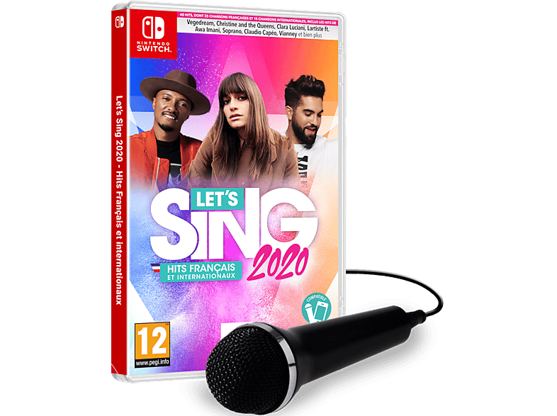 Let's Sing 2020 Franse Hits + 1 Microfoon FR Switch