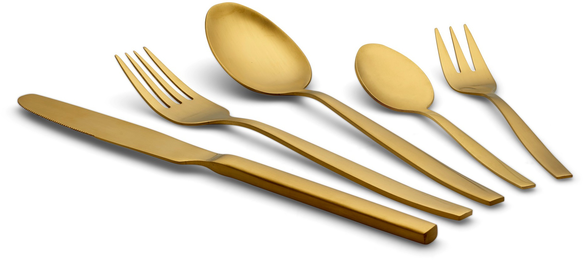 ECHTWERK EW-BS-3075G Positano Gold Edition 30-tlg. Besteck-Set Gold