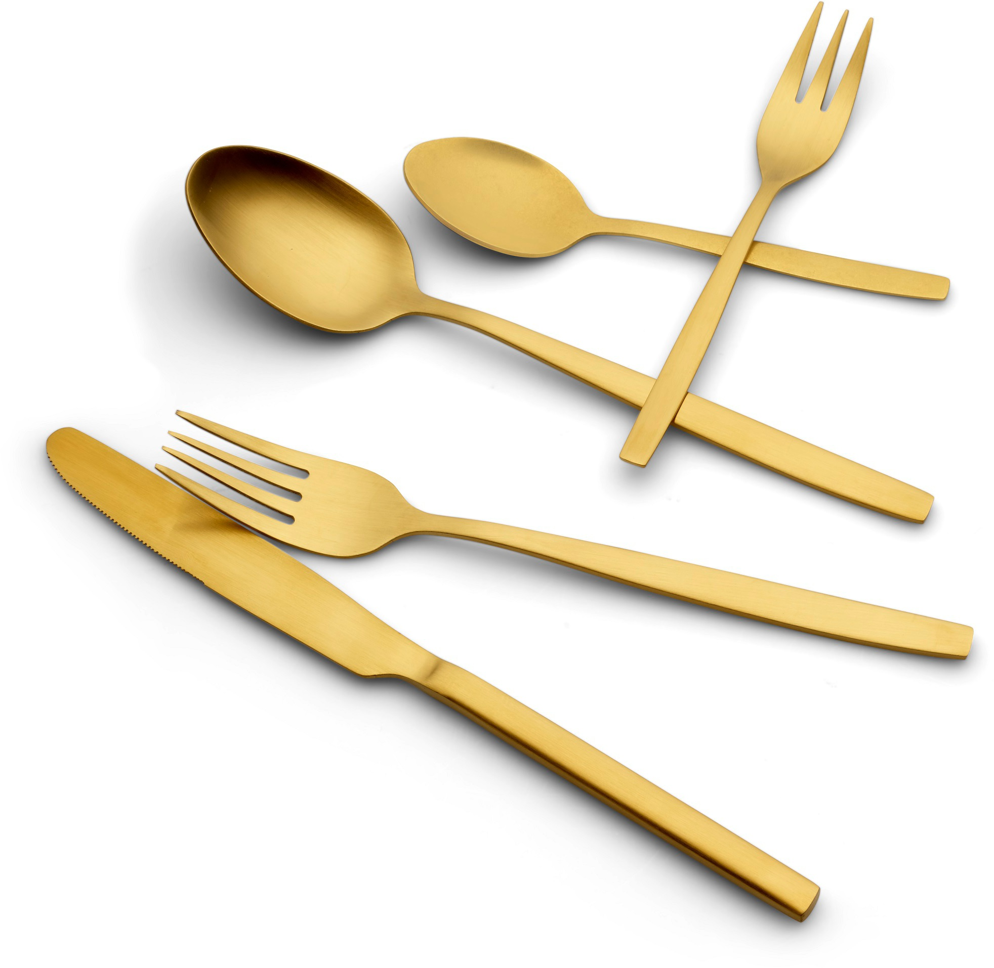 ECHTWERK EW-BS-3075G Positano Gold Edition 30-tlg. Besteck-Set Gold