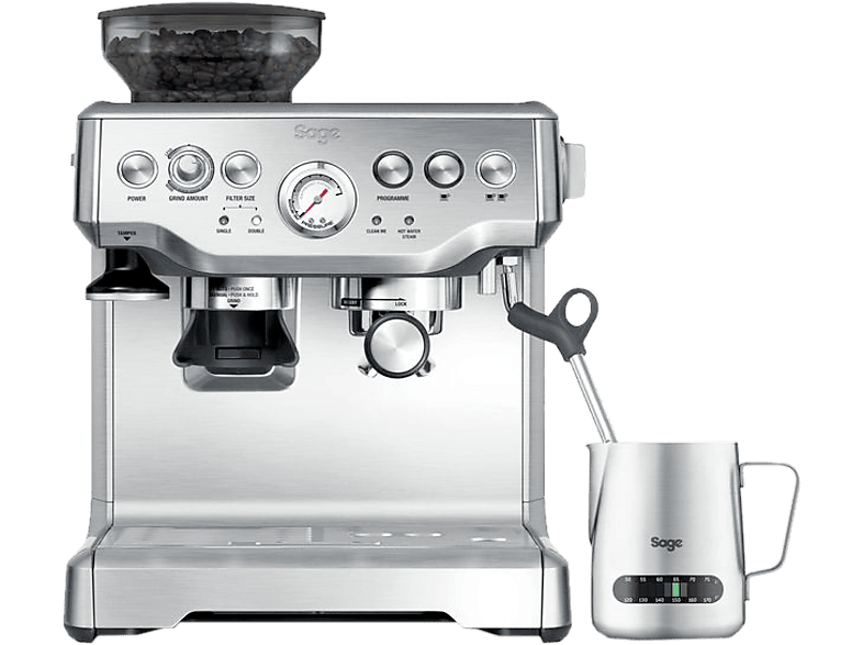 SAGE the Barista Express - Espressomaschine (Edelstahlgrau)