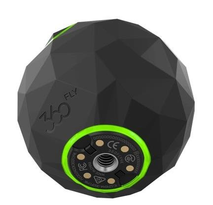 Cámara deportiva - NK 360Fly 4K, Sensor CMOS 12 MP, Vídeo 4K 360º, Zoom digital 4x, Wi-Fi, IP67, Negro