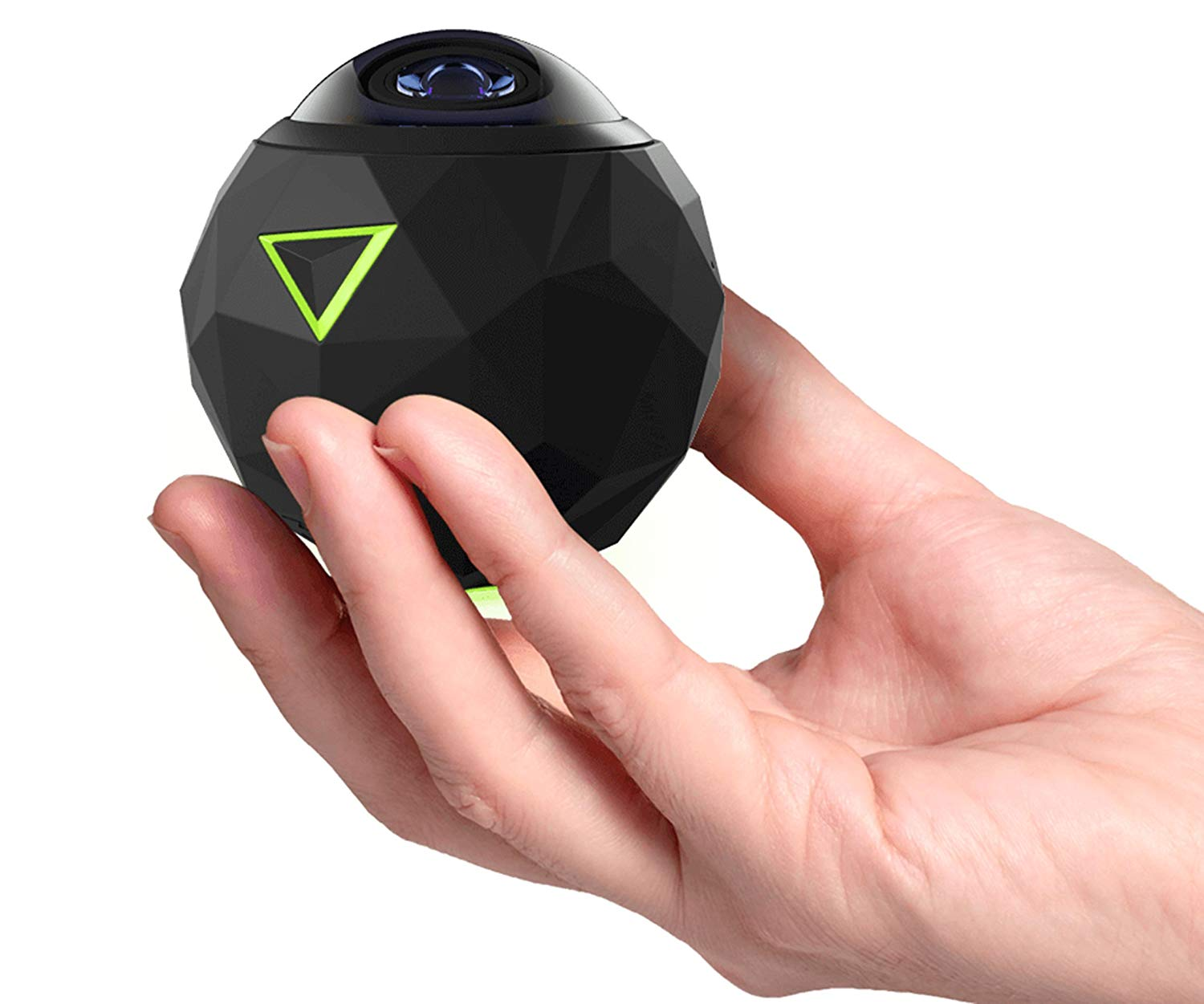 Cámara deportiva - NK 360Fly 4K, Sensor CMOS 12 MP, Vídeo 4K 360º, Zoom digital 4x, Wi-Fi, IP67, Negro