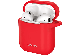 USAMS 423R - Coque pour AirPods (Rouge)