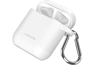 USAMS 423W - Coque pour AirPods (Blanc)