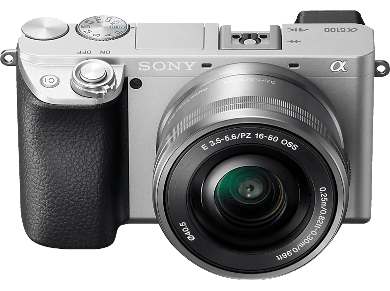 SONY Alpha 6100 Kit (ILCE-6100L) Systemkamera mit Objektiv 16-50 mm, 7 ...