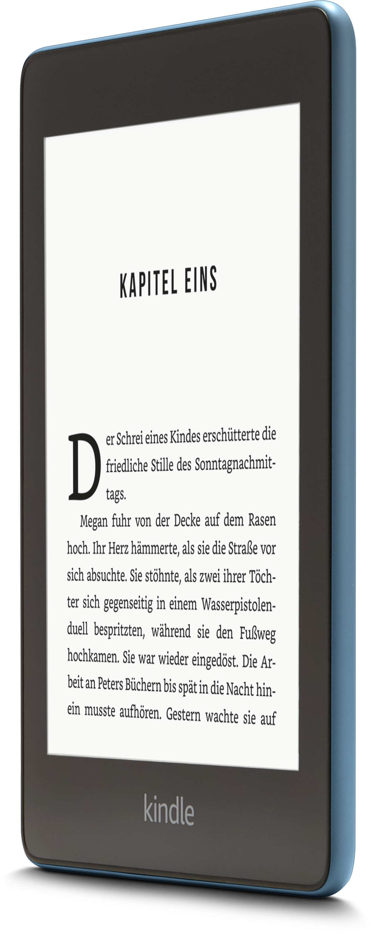 KINDLE Paperwhite, wasserfest, 6 Zoll (15 cm) großes hochauflösendes Display - 8 GB (mit Spezialangeboten, mit Werbung)  8 GB eBook Reader Dunkelblau