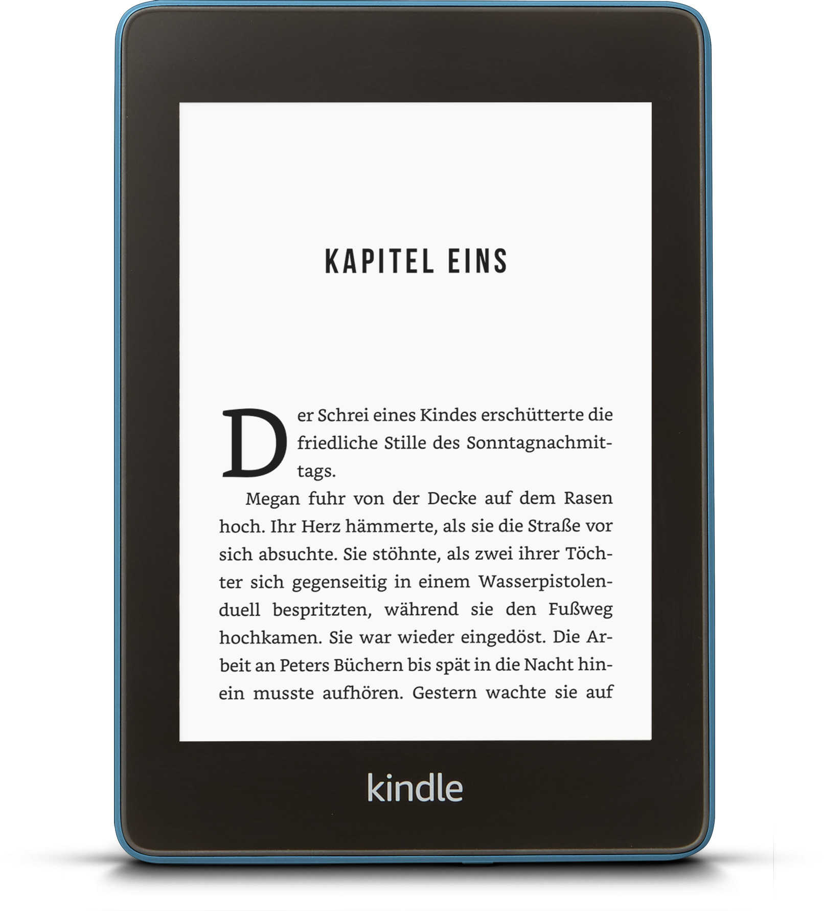 KINDLE Paperwhite, wasserfest, 6 Zoll (15 cm) großes hochauflösendes Display - 8 GB (mit Spezialangeboten, mit Werbung)  8 GB eBook Reader Dunkelblau
