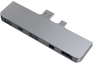 HYPER Hub Surface Pro Zilver (HD-125SILVER)