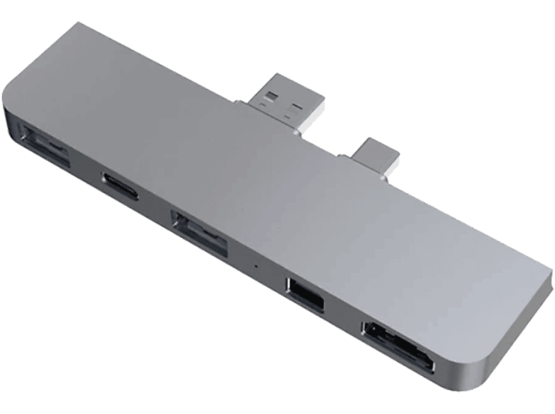 HYPER Hub Surface Pro Zilver (HD-125SILVER)
