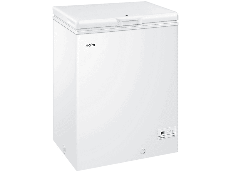 Congelador horizontal - Haier HCE143R, 143L, Control electrónico, Super Congelación, con cerradura, A+, Blanco