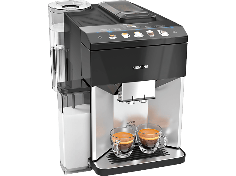 SIEMENS TQ503D01 EQ.500 integral Kaffeevollautomat in Silber/Schwarz