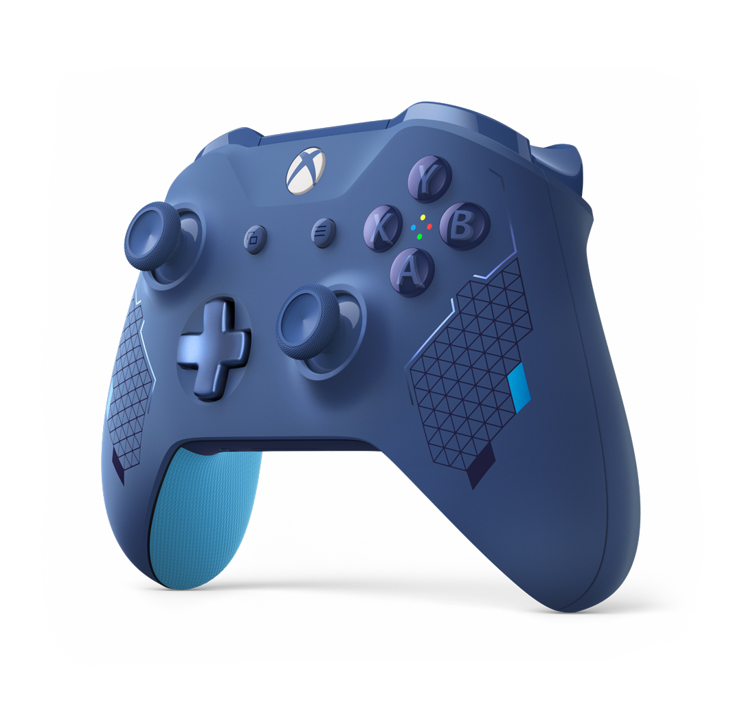 MICROSOFT Xbox Wireless Controller – Sport Blue Special Edition Controller Blau für Xbox One, PC