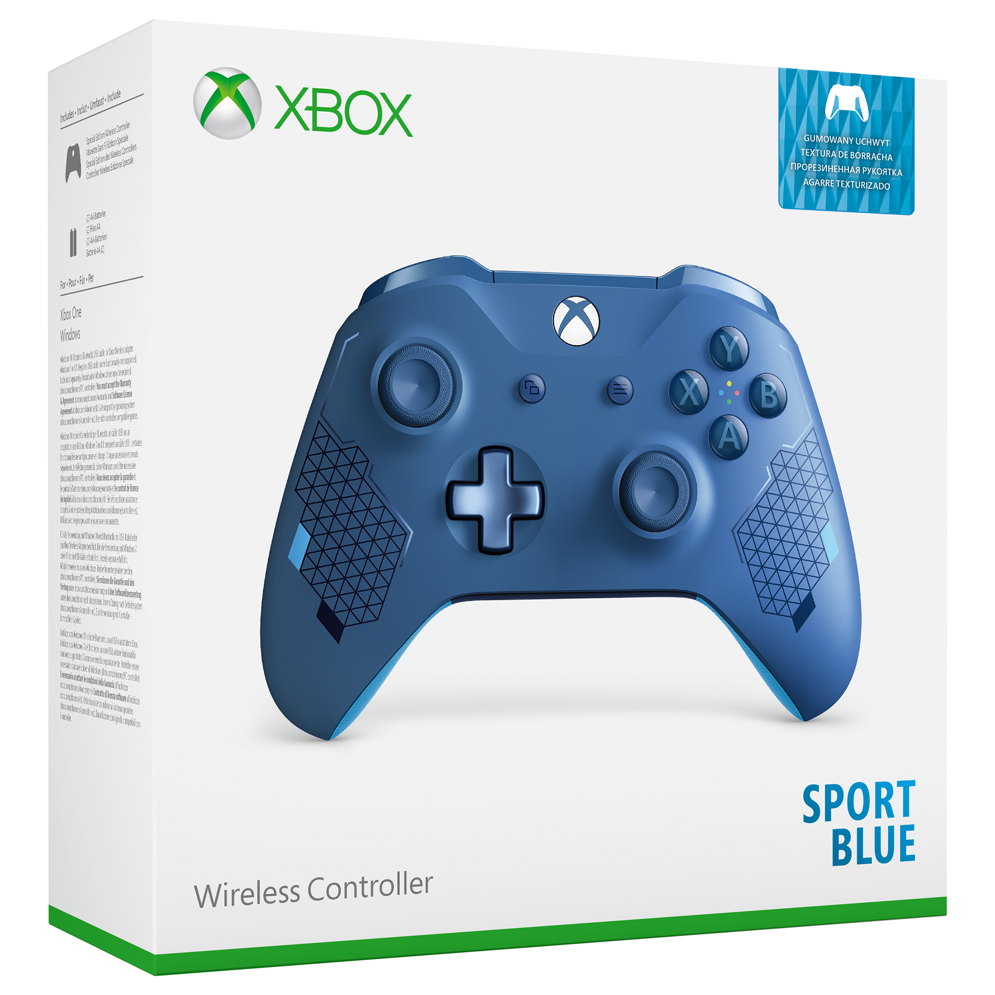 MICROSOFT Xbox Wireless Controller – Sport Blue Special Edition Controller Blau für Xbox One, PC