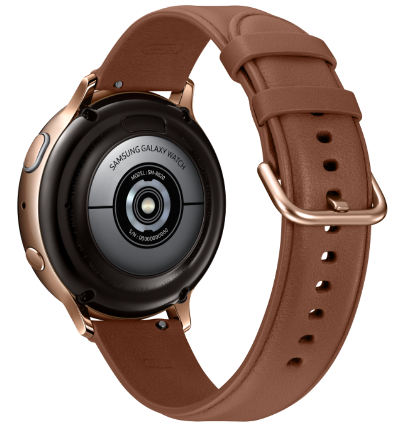 SAMSUNG Galaxy Watch Active 2 okosóra rozsdamentes acél 44 mm, arany (SM-R820)