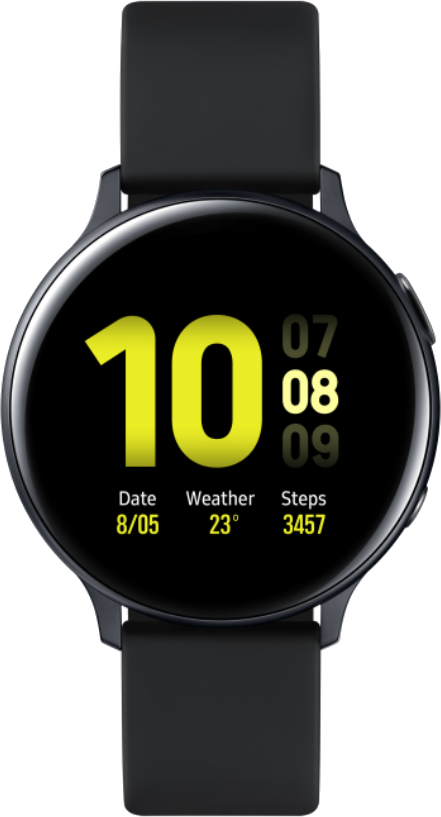 SAMSUNG Galaxy Watch Active 2 okosóra 44 mm, fekete (SM-R820)