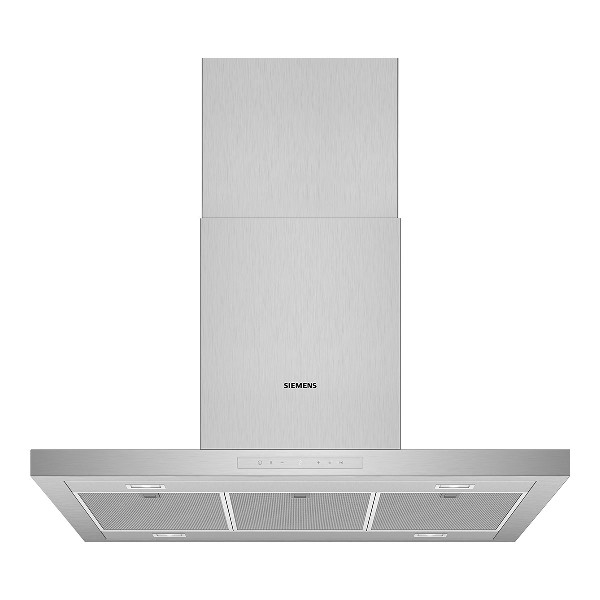 Extractor Techo Isla siemens lf97bcp50 metallic 90 cm con una potencia 726 m³h motor iqdrive clase iq500 campana decorativa m3h 90cm 900 5 velocidades 690 iluminación led canalizadorecirculación 54