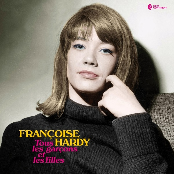 Françoise Hardy im schwarzen Rollkragenpullover, Albumcover
