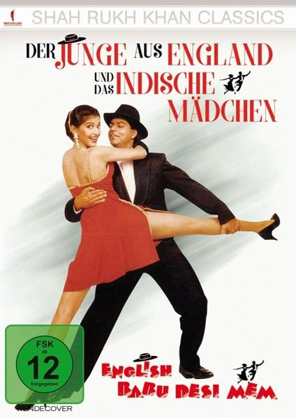 Filmplakat mit einem Mann und einer Frau beim Tanzen. Text in Englisch und Deutsch.