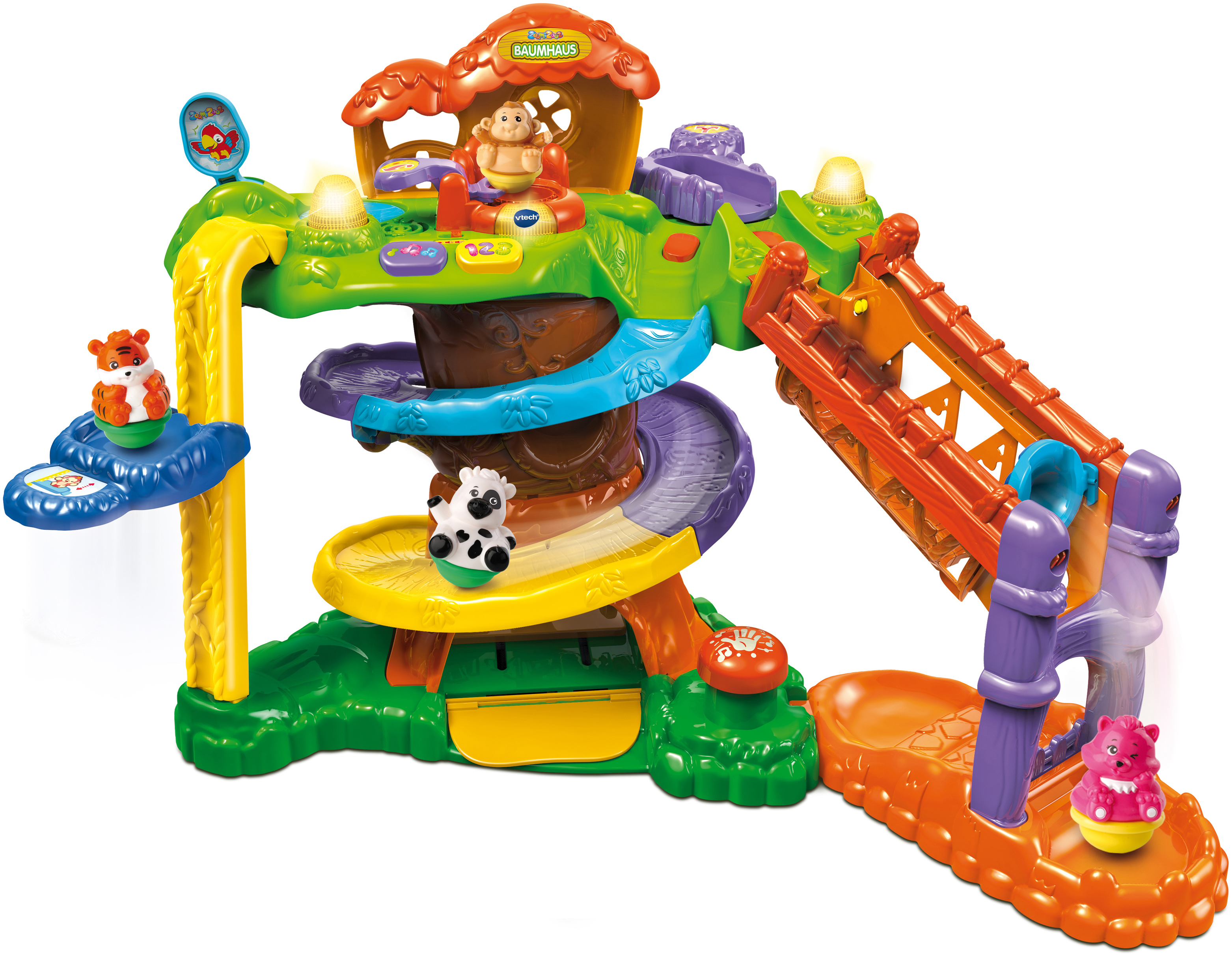 VTECH ZoomiZooz - Baumhaus Tierfigur, Mehrfarbig