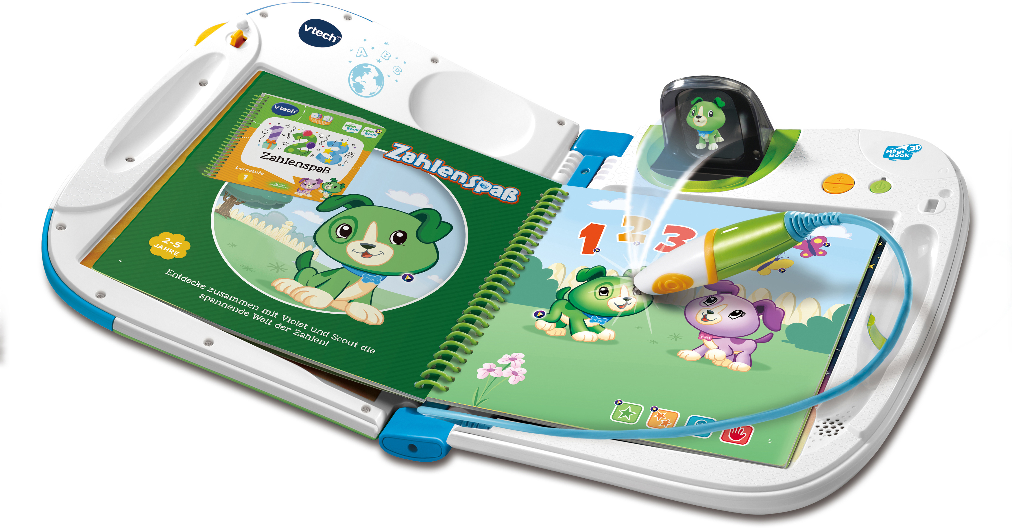 VTECH MagiBook 3D Lernbuchsystem, Mehrfarbig