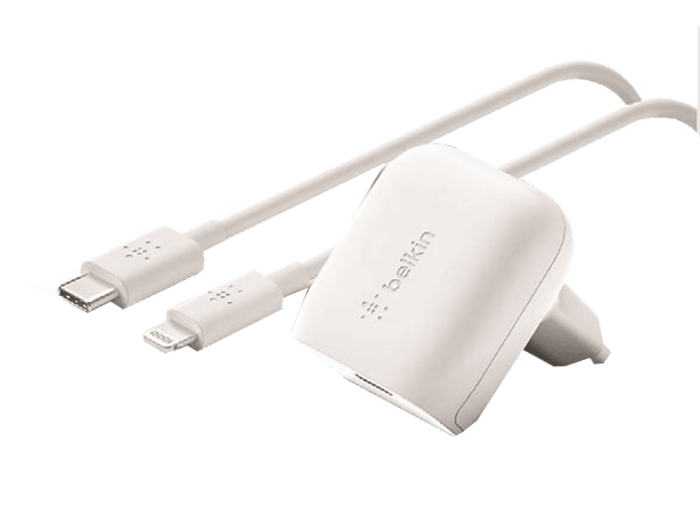 BELKIN Netlader Boost Up 18 W + USB-C/Lightning kabel Wit (F7U096VF04-WHT)