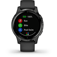 GARMIN Smartwatch Vivoactive 4S, schwarz/grau (010-02172-12)