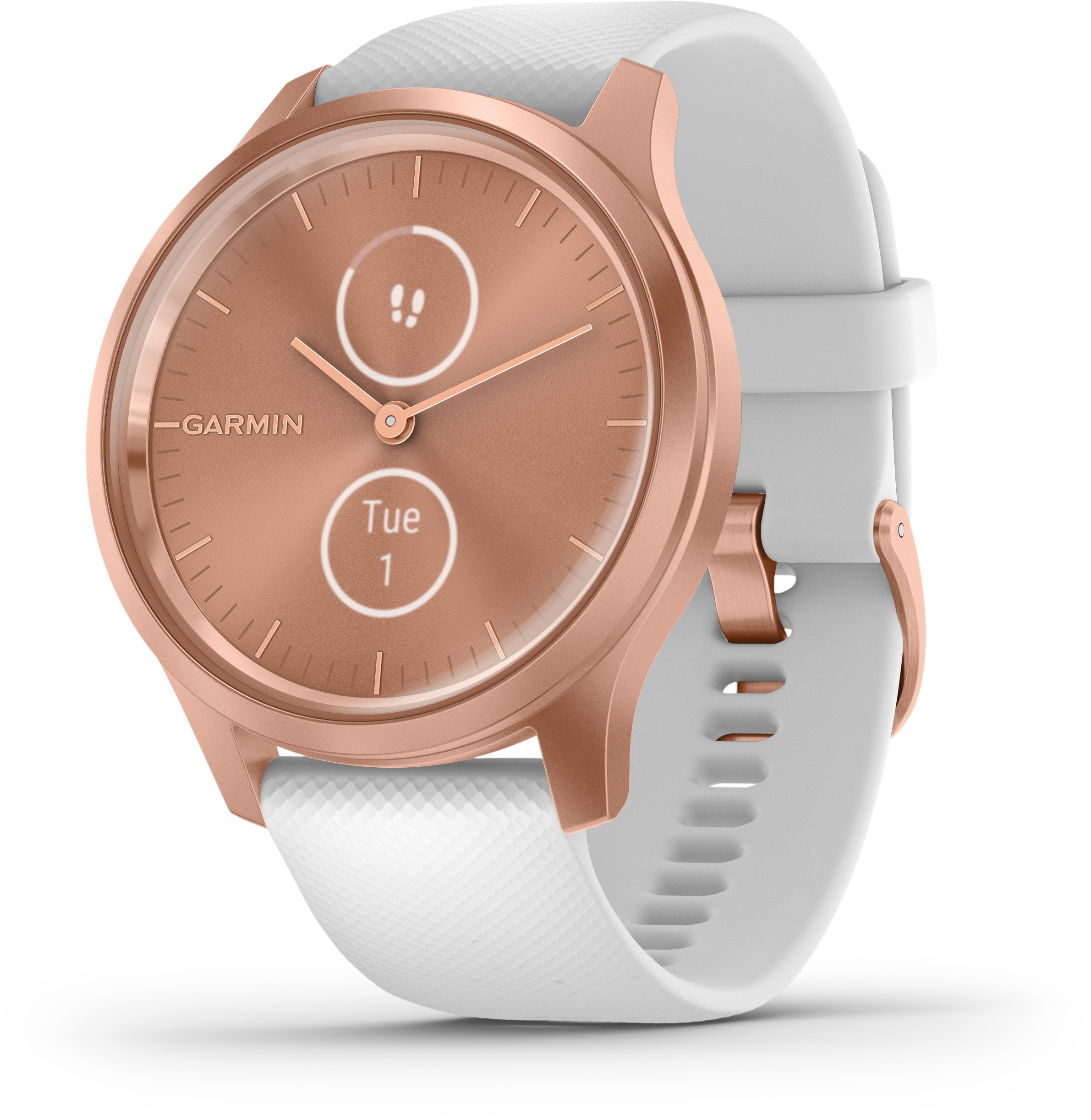 GARMIN Vivomove Style Smartwatch Aluminium Silikon, k.A., Rosegold