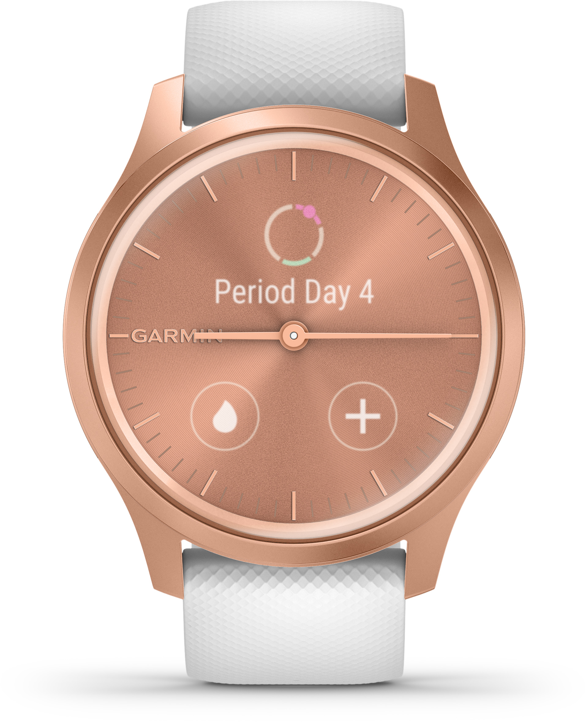 GARMIN Vivomove Style Smartwatch Aluminium Silikon, k.A., Rosegold