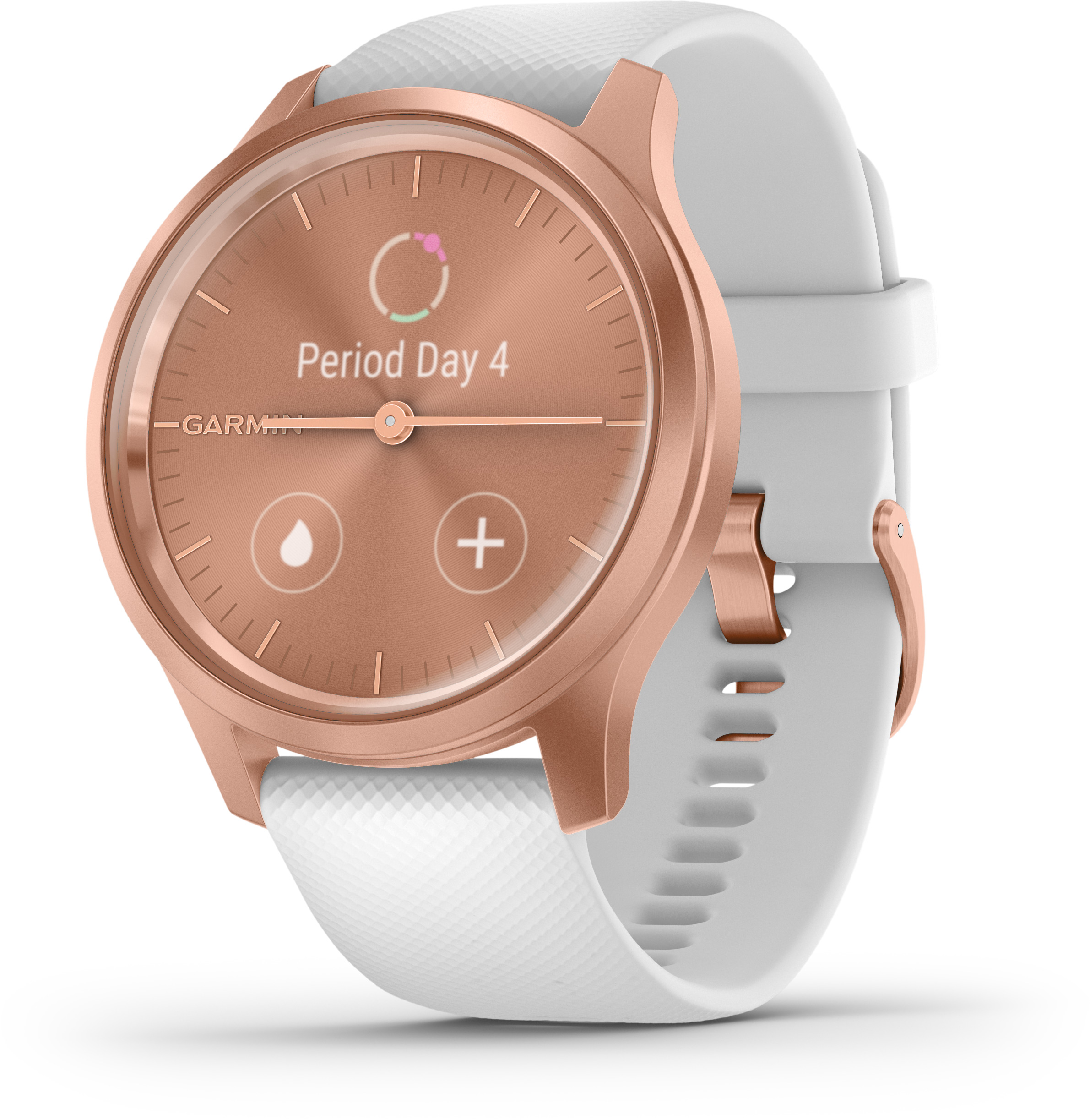 GARMIN Vivomove Style Smartwatch Aluminium Silikon, k.A., Rosegold