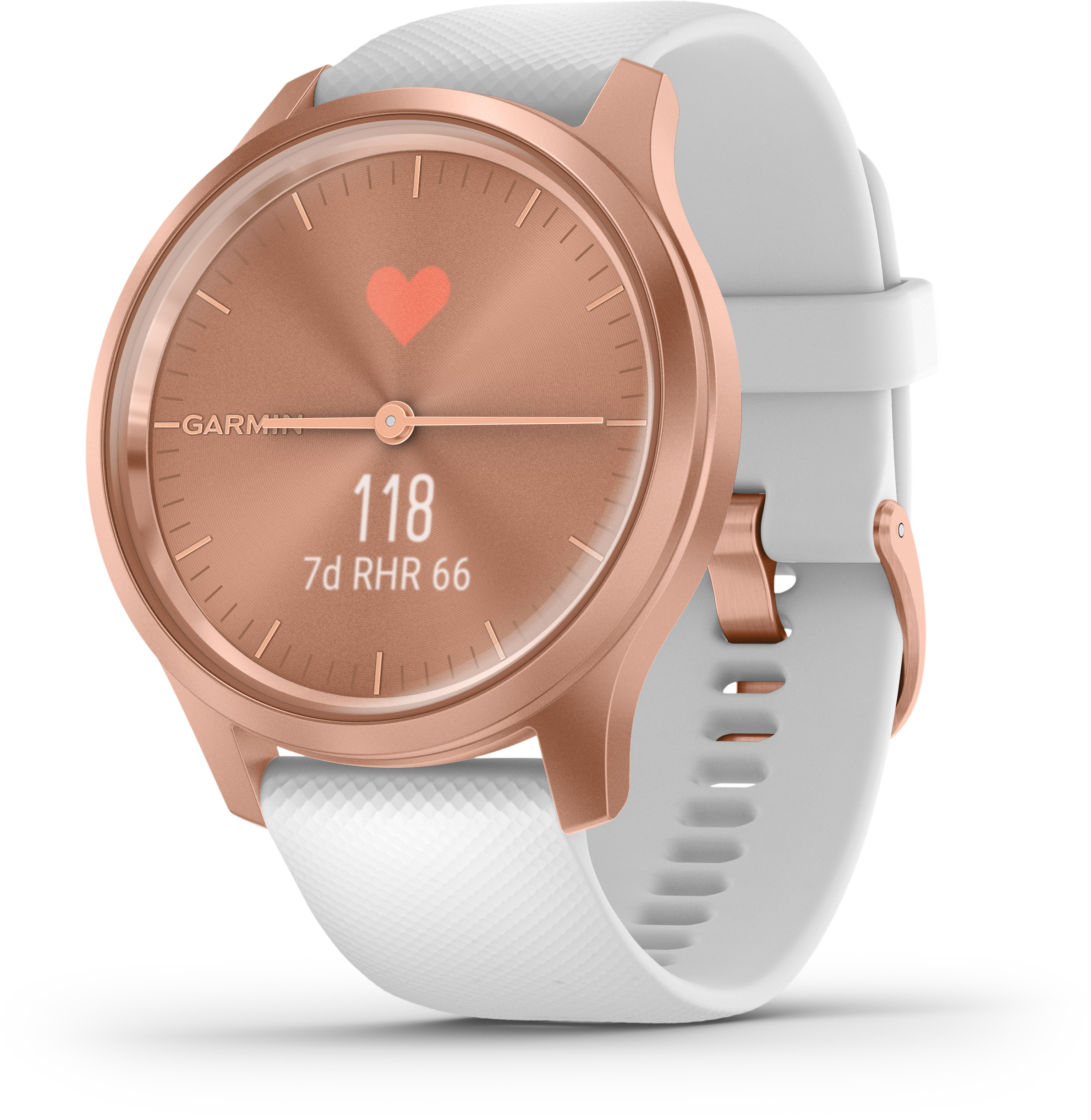 GARMIN Vivomove Style Smartwatch Aluminium Silikon, k.A., Rosegold
