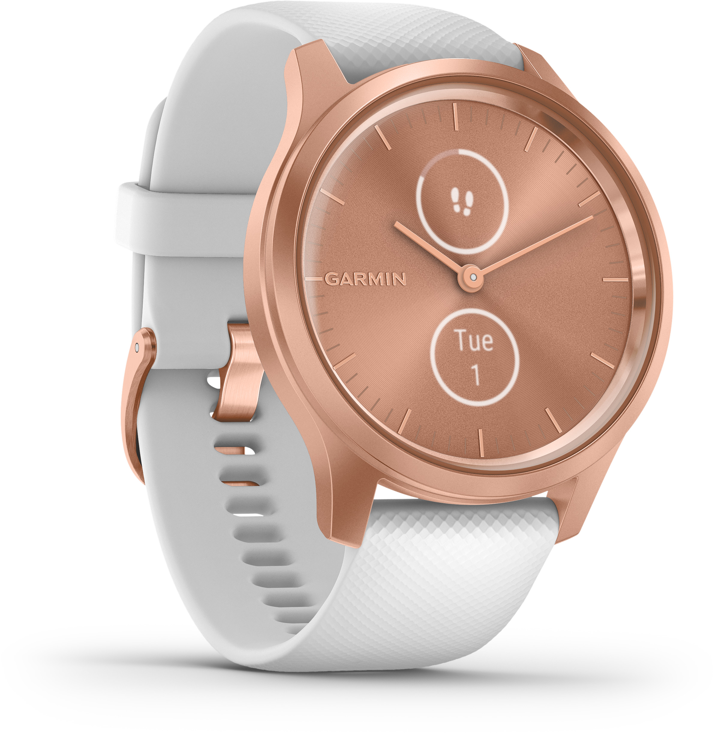 GARMIN Vivomove Style Smartwatch Aluminium Silikon, k.A., Rosegold