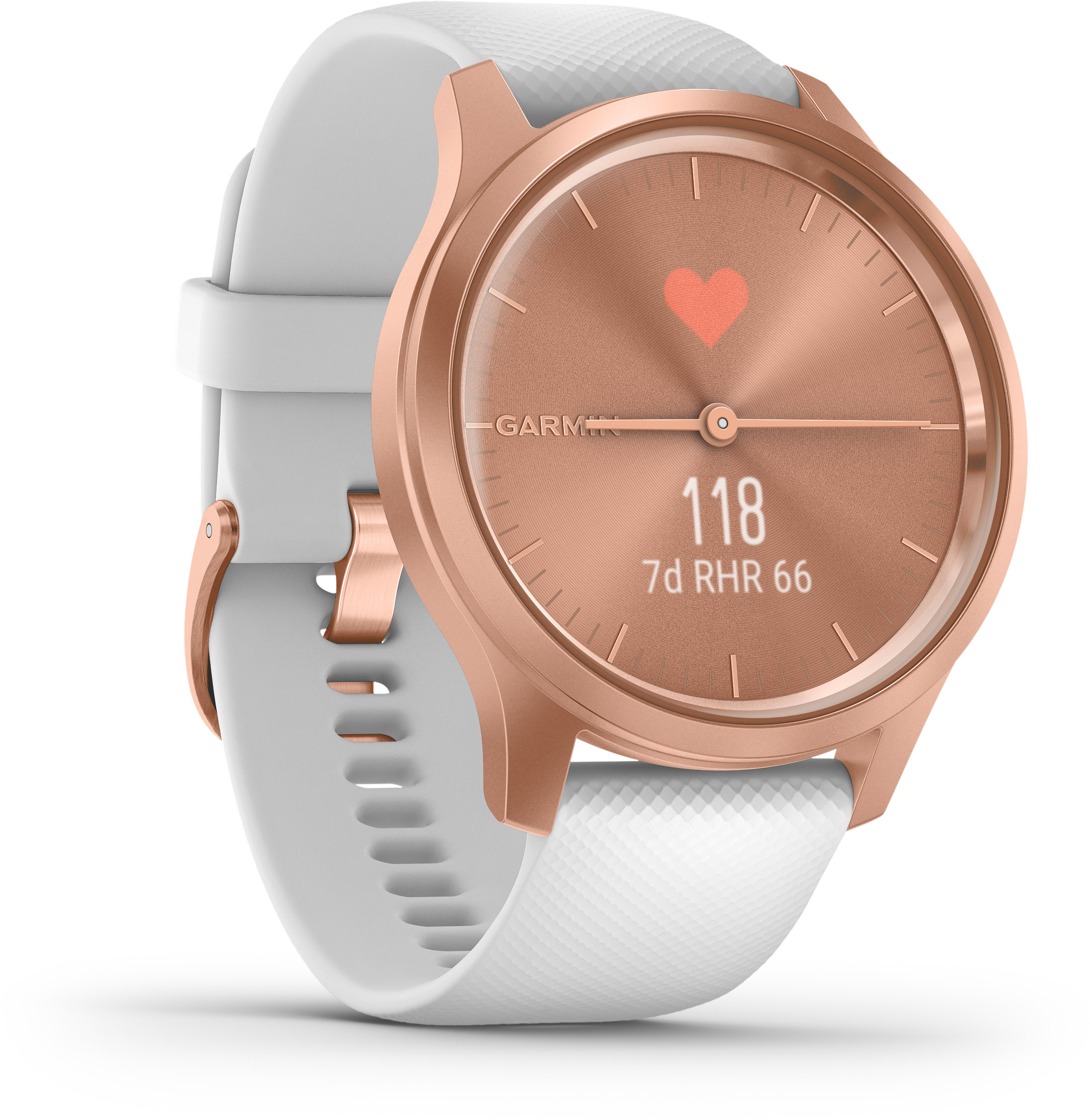 GARMIN Vivomove Style Smartwatch Aluminium Silikon, k.A., Rosegold