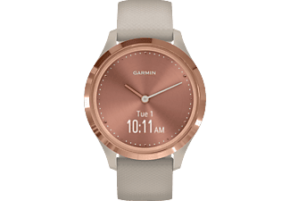 GARMIN Vivomove 3S Sport Smartwatch Polymer Silikon, k.A., Beige/Rosegold