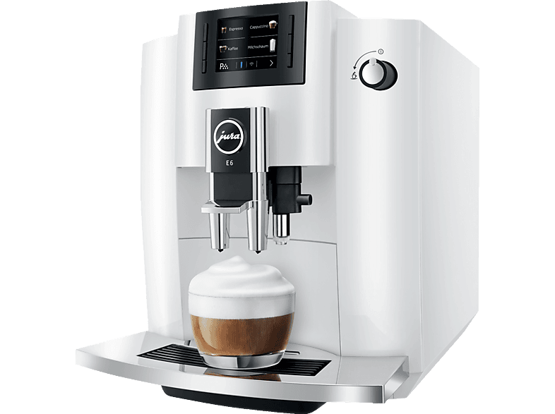 Kaffeevollautomat Jura E6 Kaffeevollautomat Piano White Mediamarkt