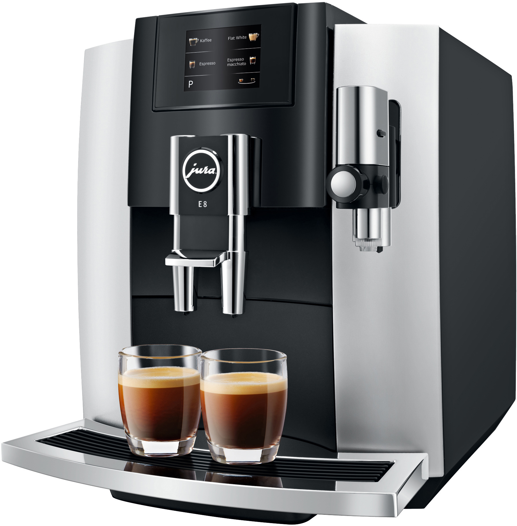 JURA E8 Kaffeevollautomat Platin