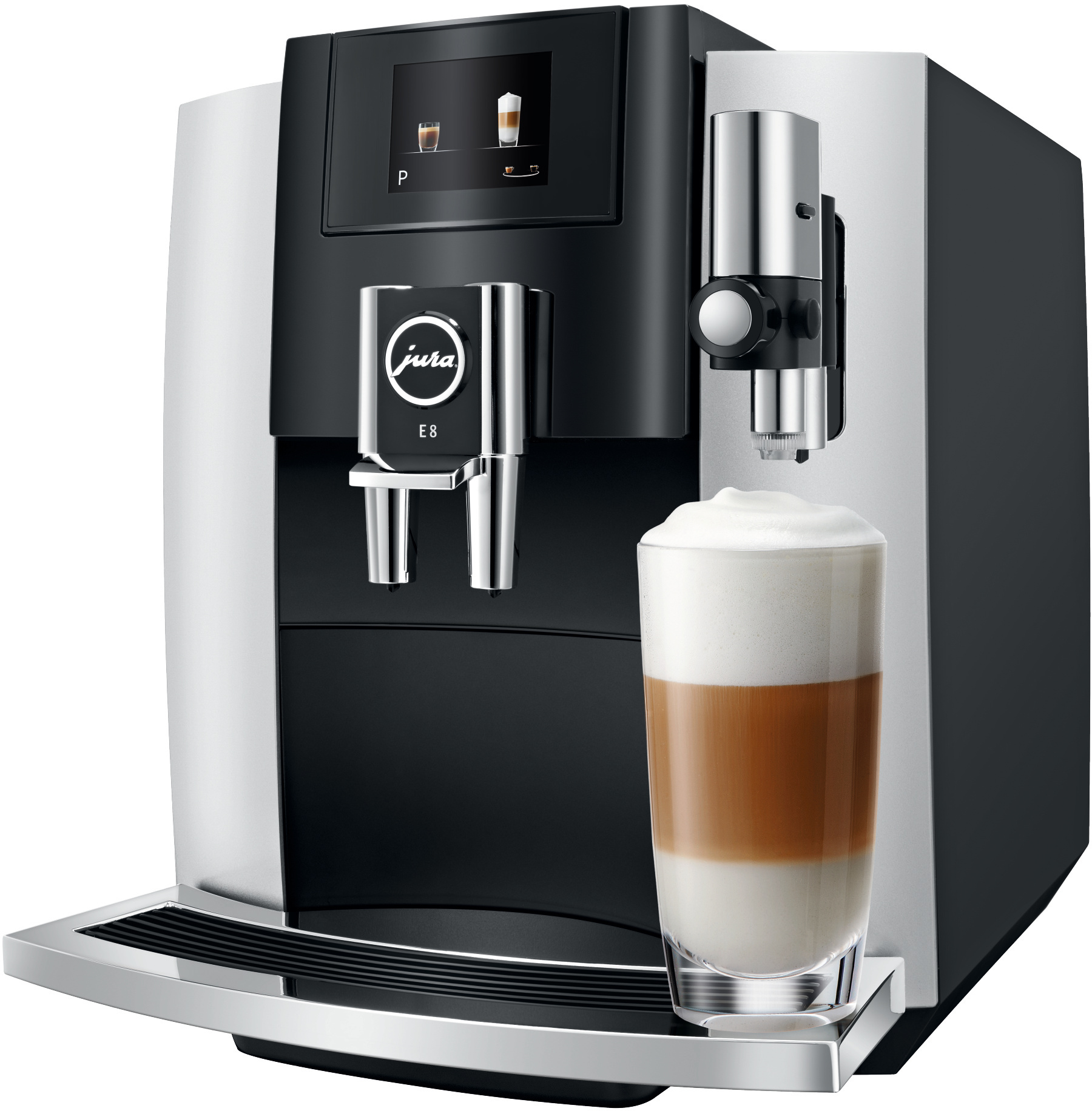 JURA E8 Kaffeevollautomat Platin