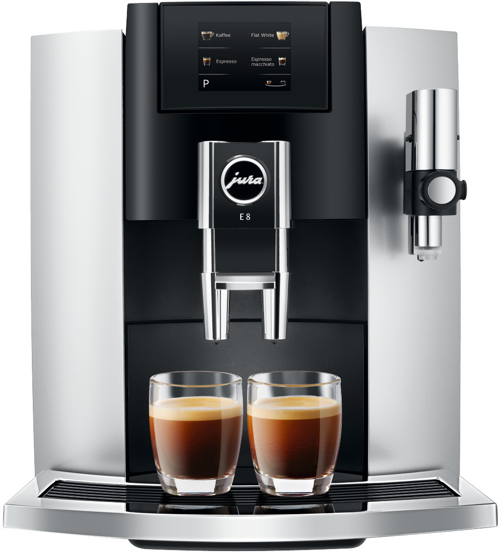 JURA E8 Kaffeevollautomat Platin