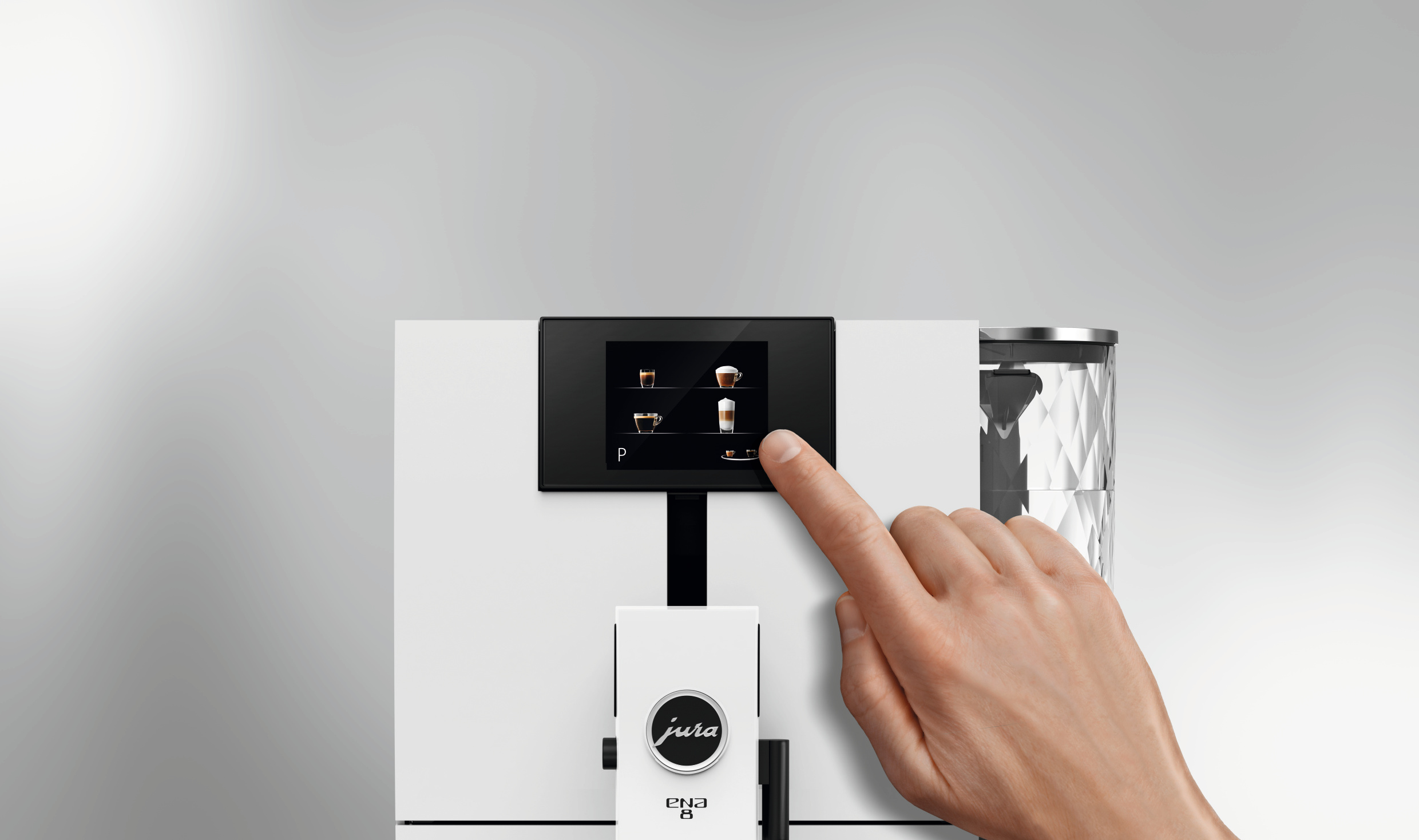 JURA ENA 8 Kaffeevollautomat Full Nordic White
