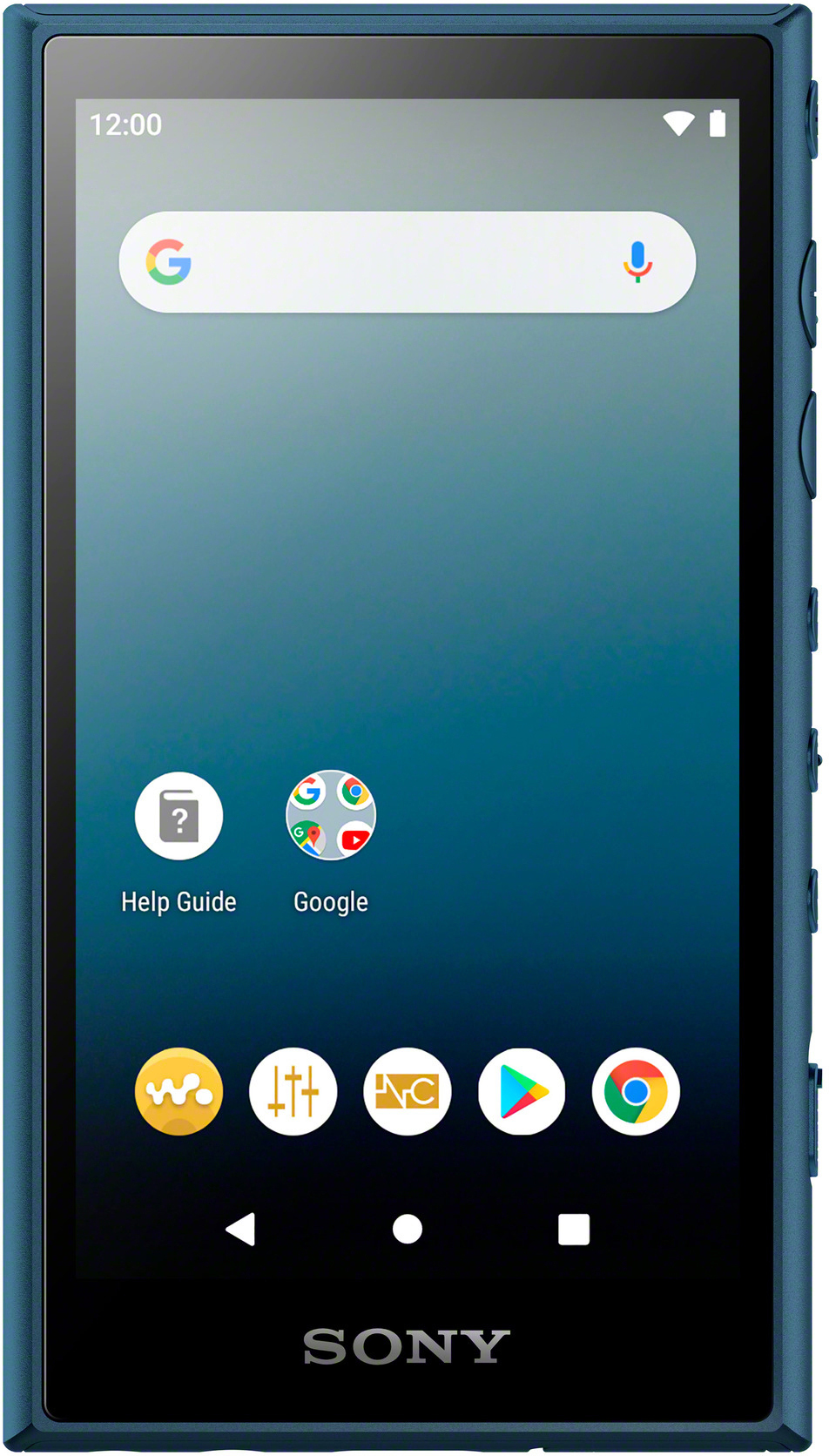 NW-A105 Walkman Android SONY GB, 9.0 Blau 16 Mp3-Player