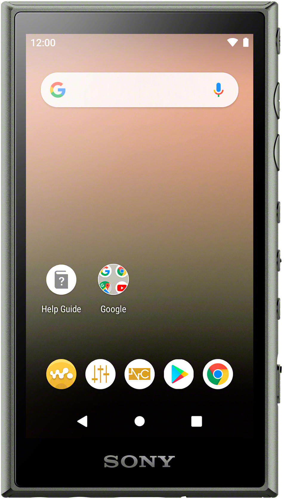 GB, 16 Grün Mp3-Player NW-A105 Walkman Android 9.0 SONY