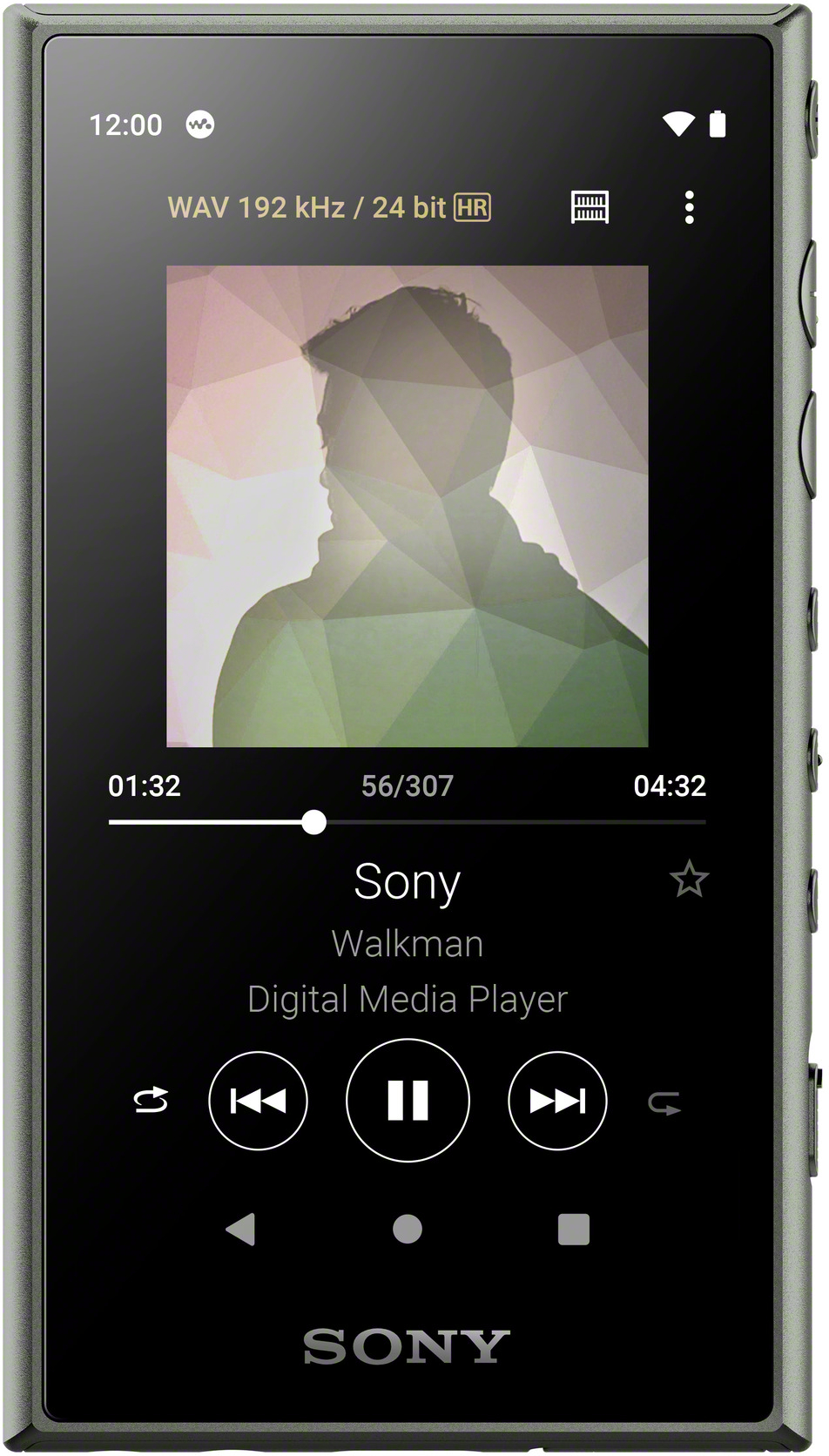 SONY Walkman NW-A105 GB, Grün 9.0 Android Mp3-Player 16