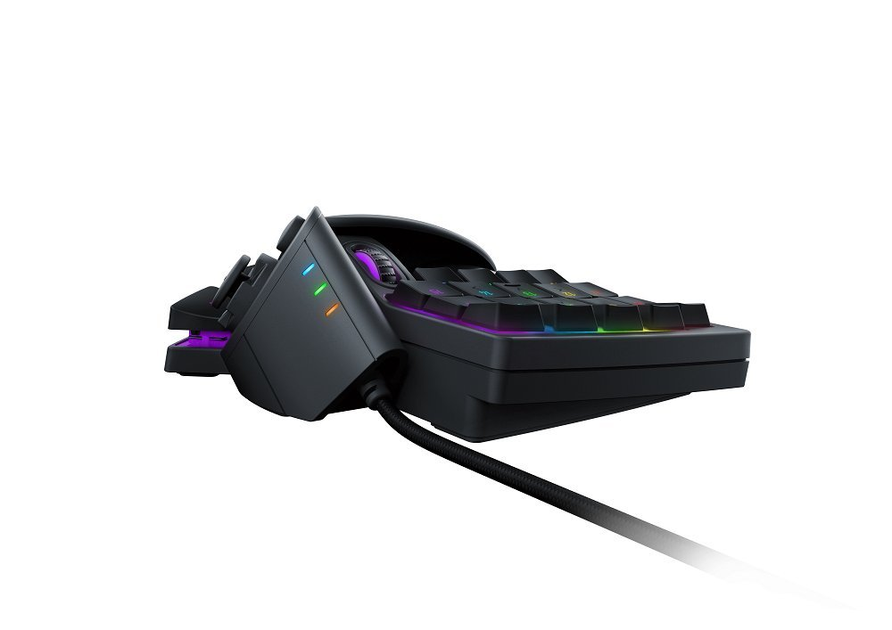 Teclado gaming - Razer Tartarus V2, Membrana, Mecánico, 32 teclas programables, Pulsador de Pulgar