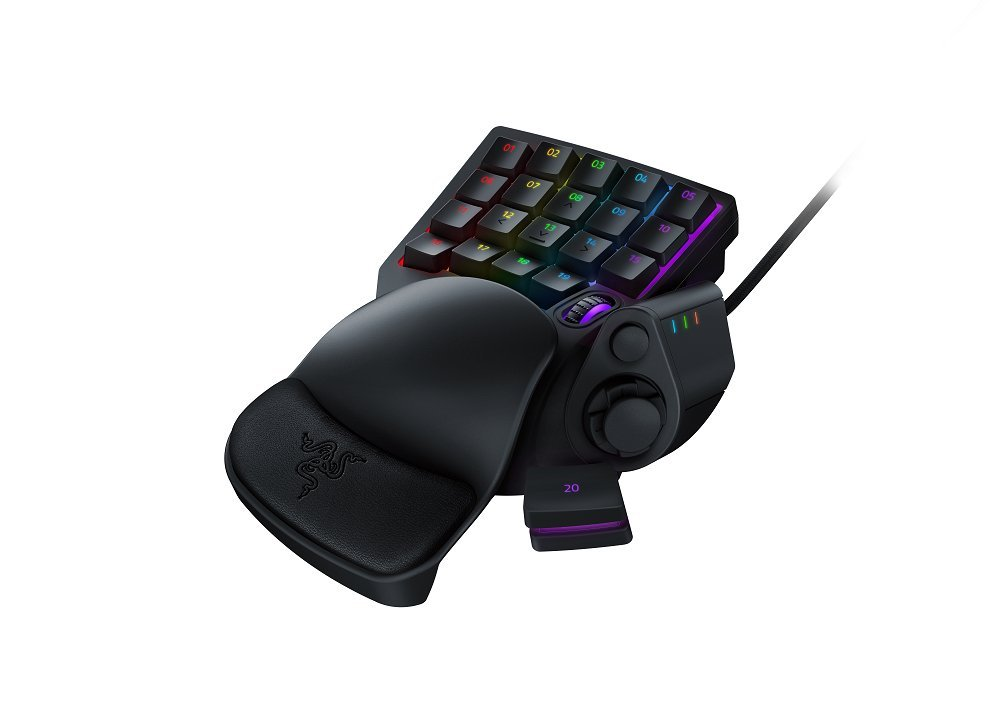 Teclado gaming - Razer Tartarus V2, Membrana, Mecánico, 32 teclas programables, Pulsador de Pulgar