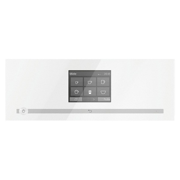 Cafetera superautomática - Miele CM7550, CM Touch, AromaticSystem, OneTouch for Two, Wi-Fi, Blanco