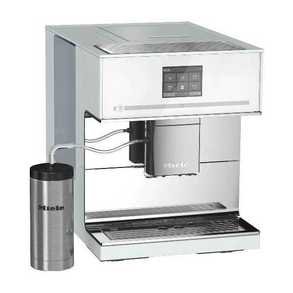 Cafetera superautomática - Miele CM7550, CM Touch, AromaticSystem, OneTouch for Two, Wi-Fi, Blanco