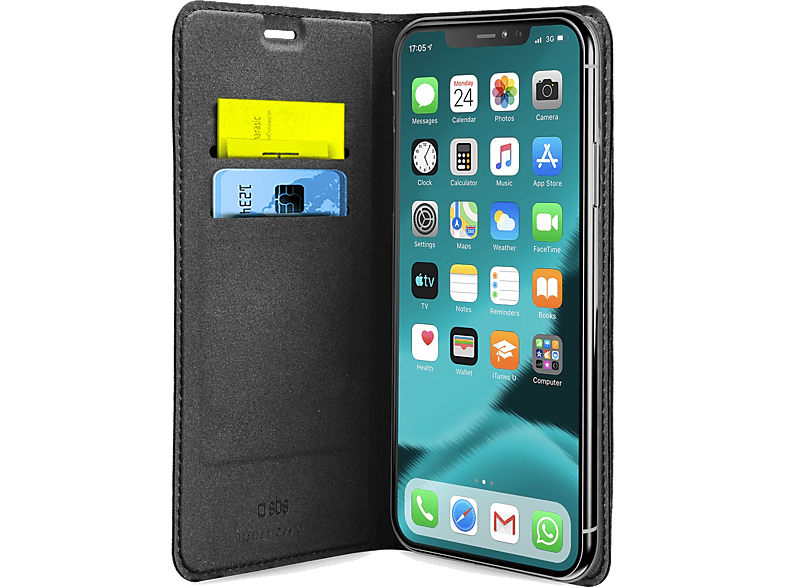 SBS Cover Wallet Case Lite iPhone XI Max 2019 Zwart (TEBKLITEIP6519K)