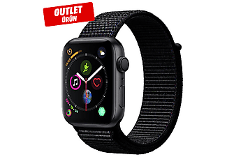 APPLE Watch S4 GPS 44mm Uzay Grisi Alüminyum Kasa Spor Loop Siyah Outlet 1186172