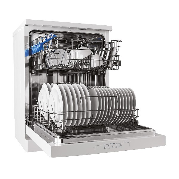 Lavavajillas - Candy Brava CDPN 1L390PW, 13 servicios, 5 programas, 60cm ancho, WIFI, Ciclo Zoom 39', Blanco