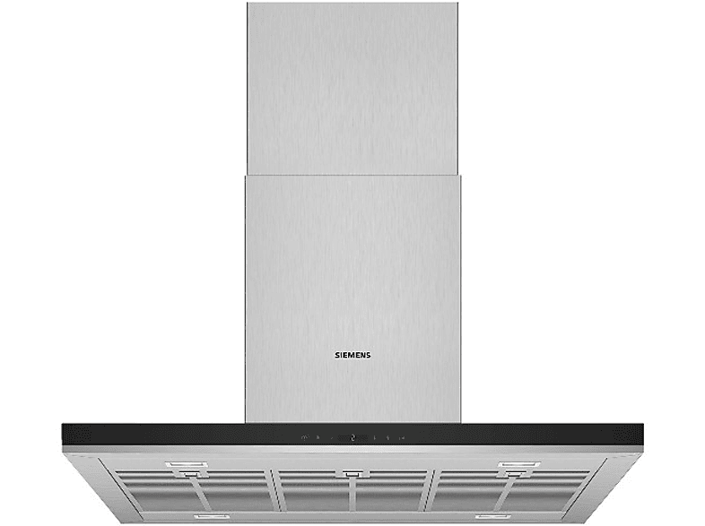 Campana - Siemens LF98BIP50, Isla, 810 m³/h, 5 velocidades, 160 W, Válvula antirretorno, 90 cm, A+, Inox