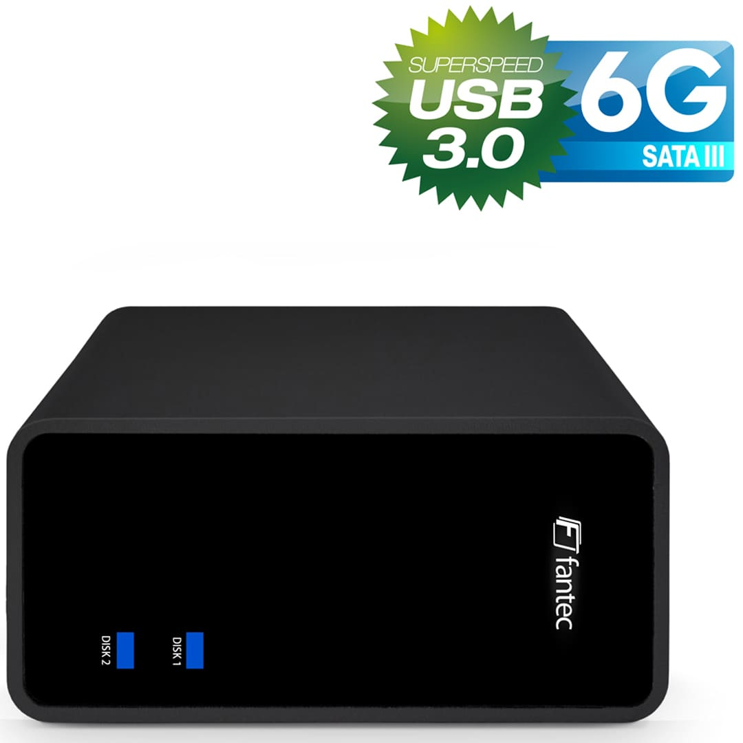 FANTEC mobi X2U3-6G, Schwarz